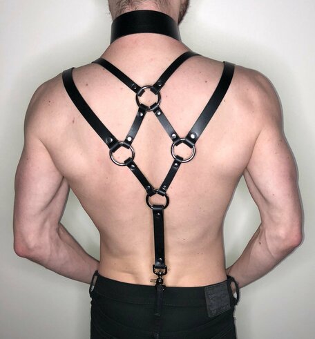 Men's harness submissiveness