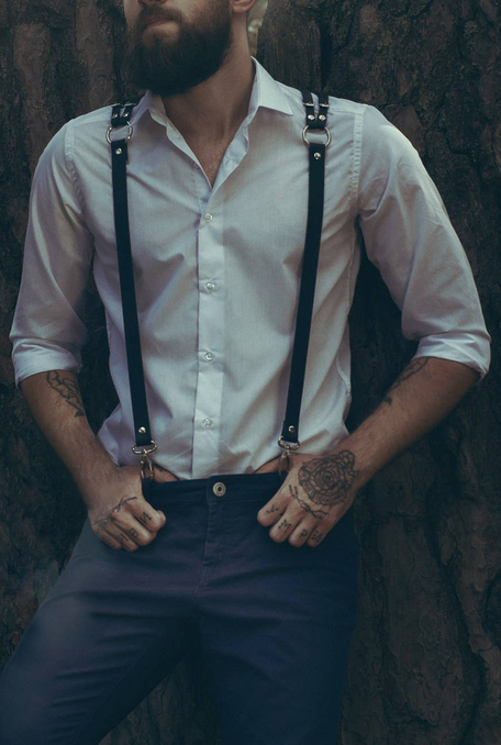 Mens harness Suspenders