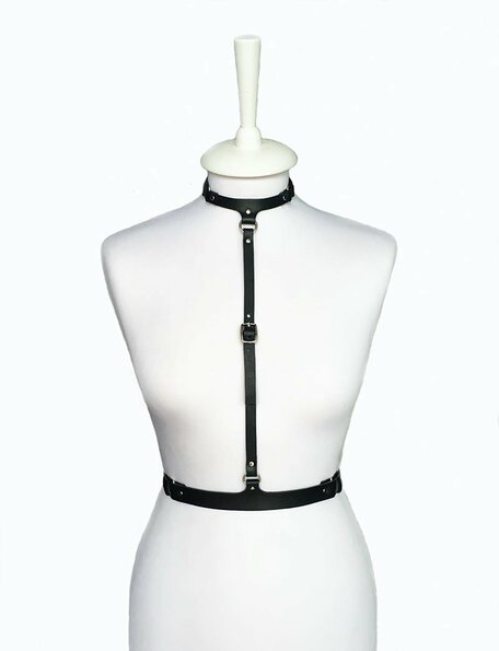 Black fashion harness