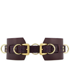 Bondage Belt "Burgundy Snake"