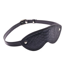 Snake Embossed Eye Mask "Carbon Snake"